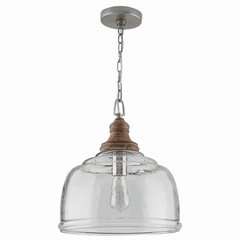 Capital Lighting Julian 1-Light Pendant - 330318GY