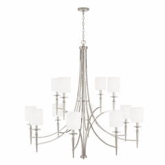 Capital Lighting Abbie 12-Light Chandelier - 442601PN-701
