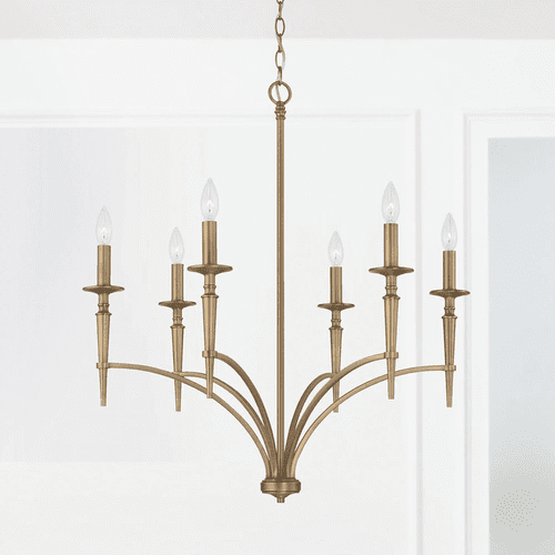 Capital Lighting Abbie 6-Light Chandelier - 442661AD-701