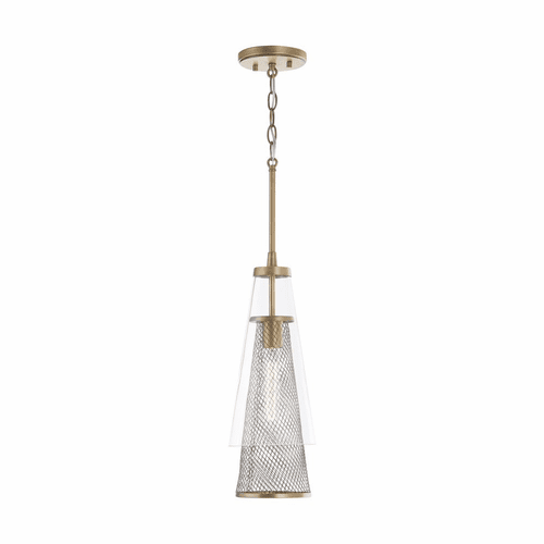 Capital Lighting Abbott 1-Light Pendant - 332311AD