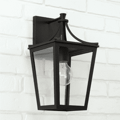 Capital Lighting Adair 1-Light Outdoor Wall-Lantern - 947911BK