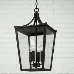 Capital Lighting Adair 4-Light Outdoor Hanging-Lantern - 947942BK