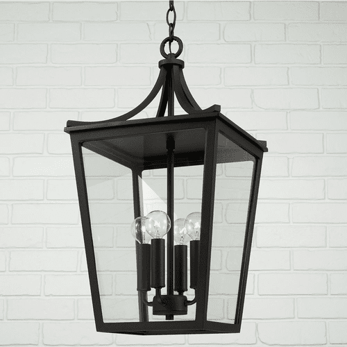 Capital Lighting Adair 4-Light Outdoor Hanging-Lantern - 947942BK