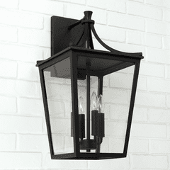 Capital Lighting Adair 4-Light Outdoor Wall-Lantern - 947941BK
