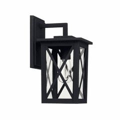Capital Lighting Avondale 1-Light Outdoor Wall-Lantern - 926611BK