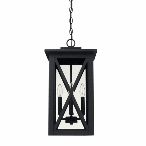 Capital Lighting Avondale 4-Light Outdoor Hanging-Lantern - 926642BK