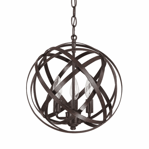 Capital Lighting Axis 3-Light Pendant - 4233RS