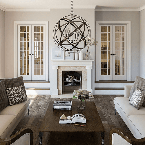 Capital Lighting Axis 4-Light Pendant - 4234RS