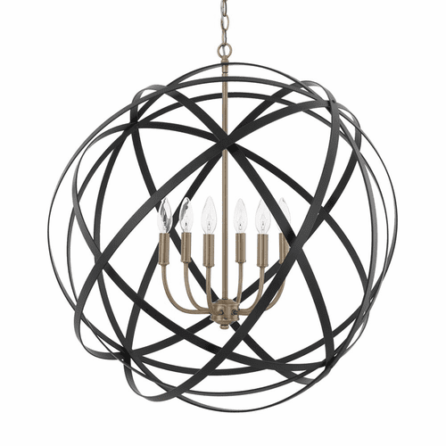 Capital Lighting Axis 6-Light Pendant - 4236AB