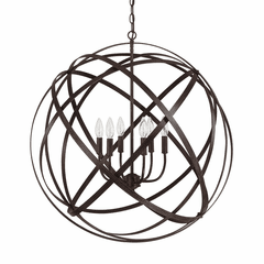 Capital Lighting Axis 6-Light Pendant - 4236RS