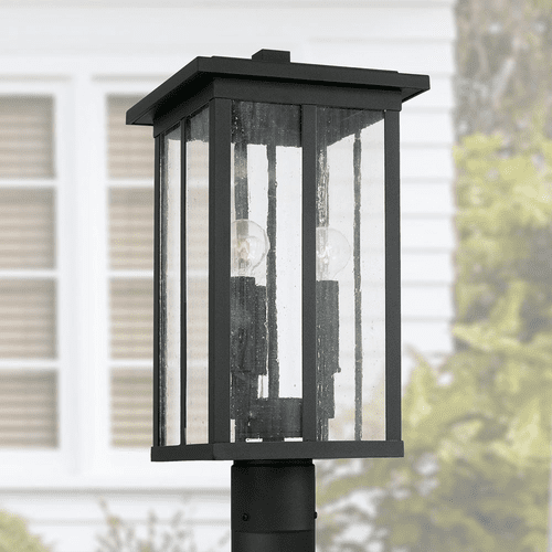 Capital Lighting Barrett 3-Light Outdoor Post-Lantern - 943835BK