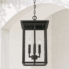 Capital Lighting Barrett 4-Light Outdoor Hanging-Lantern - 943844OZ