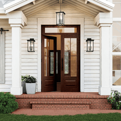 Capital Lighting Barrett 4-Light Outdoor Wall-Lantern - 943843BK Capital Lighting Barrett 4-Light Outdoor Wall-Lantern - 943843BK