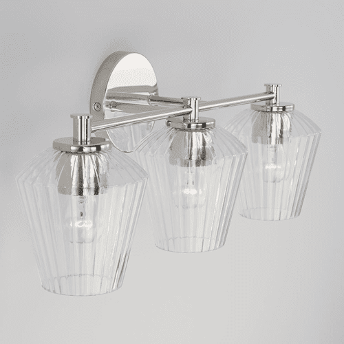 Capital Lighting Beau 3-Light Vanity - 141431PN-507