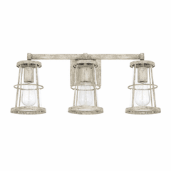 Capital Lighting Beaufort 3-Light Vanity - 127431MS Capital Lighting Beaufort 3-Light Vanity - 127431MS