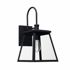 Capital Lighting Belmore 1-Light Outdoor Wall-Lantern - 926812BK