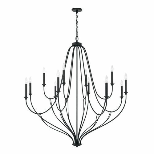 Capital Lighting Bentley 12-Light Chandelier - 441601BI