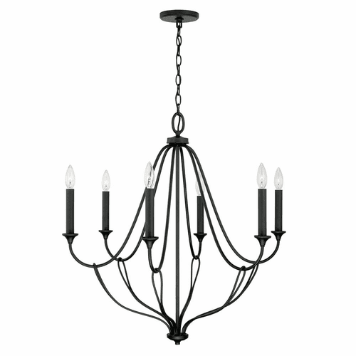 Capital Lighting Bentley 6-Light Chandelier - 441661BI