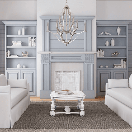 Capital Lighting Blair 10-Light Chandelier - 4940AS-000