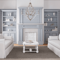 Capital Lighting Blair 10-Light Chandelier - 4940AS-000