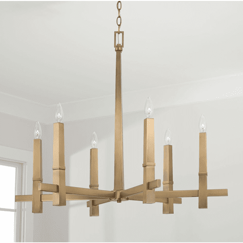 Capital Lighting Blake 6-Light Chandelier - 449661AD