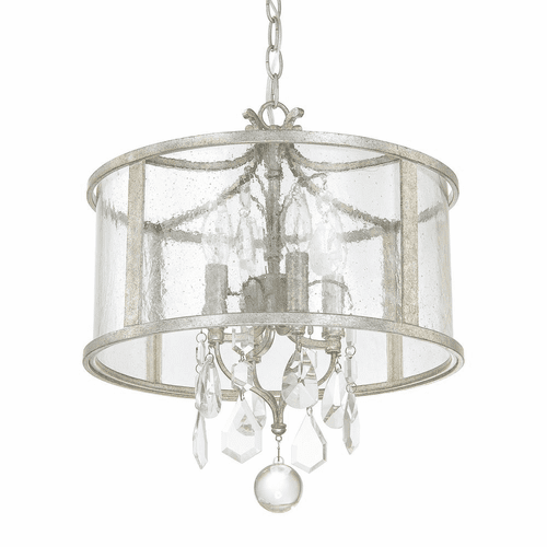 Capital Lighting Blakely 4-Light Pendant - 9484AS-CR