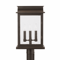 Capital Lighting Bolton 3-Light Outdoor Post-Lantern - 936832OZ