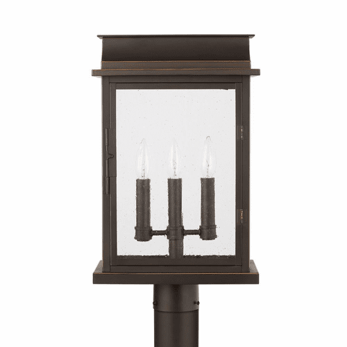 Capital Lighting Bolton 3-Light Outdoor Post-Lantern - 936832OZ