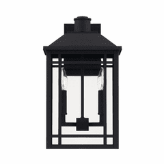 Capital Lighting Braden 2-Light Outdoor Wall-Lantern - 927121BK