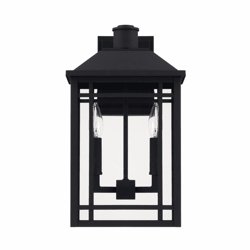 Capital Lighting Braden 2-Light Outdoor Wall-Lantern - 927121BK