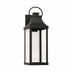 Capital Lighting Bradford 1-Light Outdoor Wall-Lantern - 946421BK-GL Capital Lighting Bradford 1-Light Outdoor Wall-Lantern - 946421BK-GL