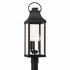 Capital Lighting Bradford 3-Light Outdoor Post-Lantern - 946432BK Capital Lighting Bradford 3-Light Outdoor Post-Lantern - 946432BK