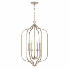 Capital Lighting Breigh 4-Light Foyer - 544841BS Capital Lighting Breigh 4-Light Foyer - 544841BS