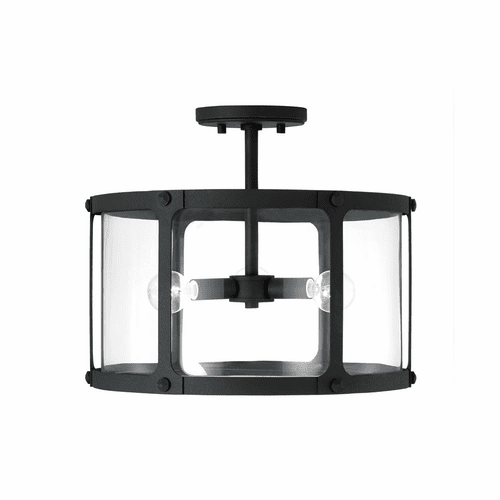 Capital Lighting Brennen 3-Light Semi-Flush - 244931BI