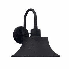 Capital Lighting Brock 1-Light Outdoor Wall-Lantern - 926312BK