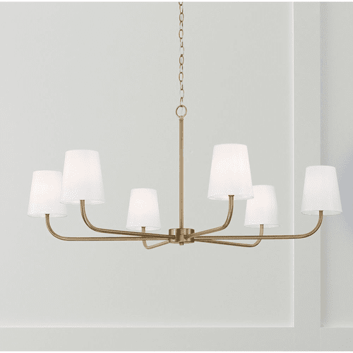 Capital Lighting Brody 6-Light Chandelier - 449461AD-706