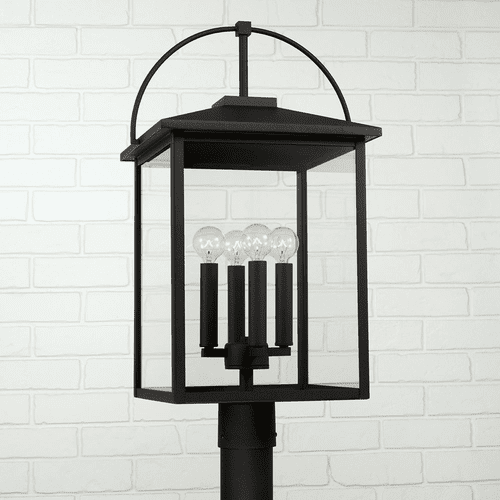 Capital Lighting Bryson 4-Light Outdoor Post-Lantern - 948043BK