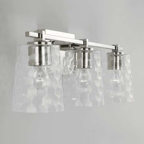 Capital Lighting Burke 3-Light Vanity - 143531PN-517