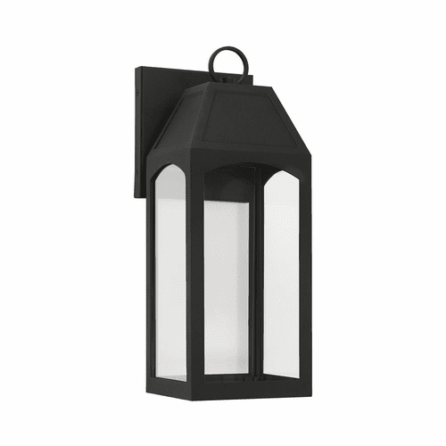 Capital Lighting Burton 1-Light Outdoor Wall-Lantern - 946311BK-GL