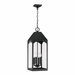 Capital Lighting Burton 4-Light Outdoor Hanging-Lantern - 946342BK