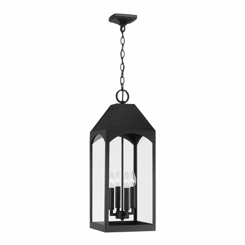 Capital Lighting Burton 4-Light Outdoor Hanging-Lantern - 946342BK
