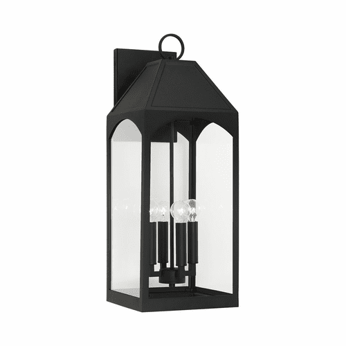 Capital Lighting Burton 4-Light Outdoor Wall-Lantern - 946341BK