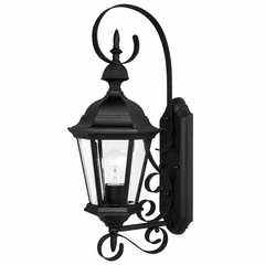Capital Lighting Carriage House 1-Light Outdoor Wall-Lantern - 9721BK