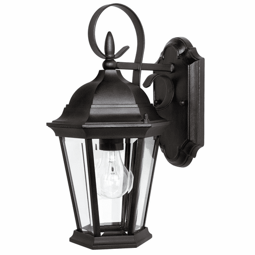 Capital Lighting Carriage House 1-Light Outdoor Wall-Lantern - 9726BK