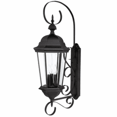 Capital Lighting Carriage House 3-Light Outdoor Wall-Lantern - 9723BK