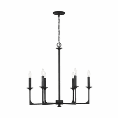 Capital Lighting Clint 6-Light Chandelier - 437361BI Capital Lighting Clint 6-Light Chandelier - 437361BI
