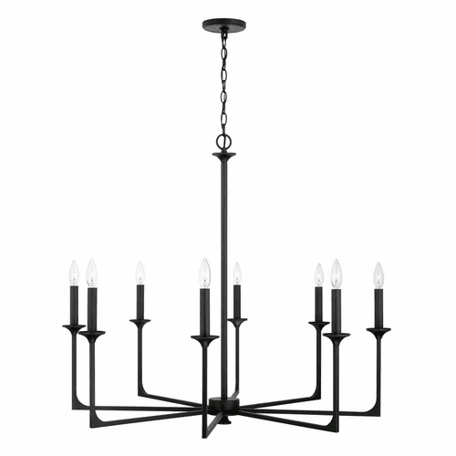 Capital Lighting Clint 8-Light Chandelier - 437381BI