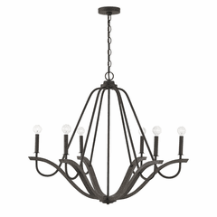 Capital Lighting Clive 6-Light Chandelier - 447661CK