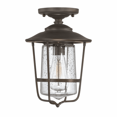 Capital Lighting Creekside 1-Light Outdoor Flush Mount - 9607OB