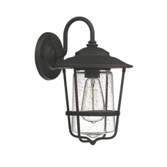 Capital Lighting Creekside 1-Light Outdoor Wall-Lantern - 9601BK